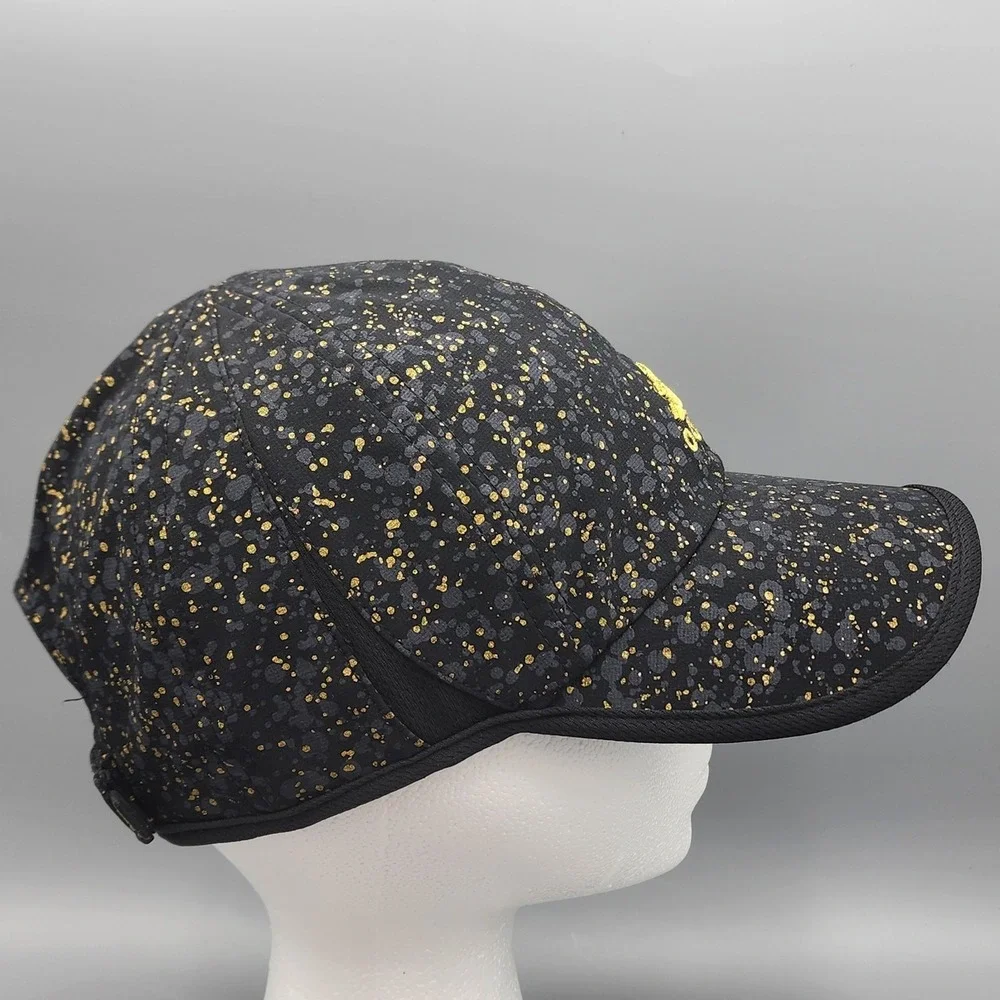 Adidas Adizero Extra Cap Hat Gold Speckle Pattern Youth Adjustable